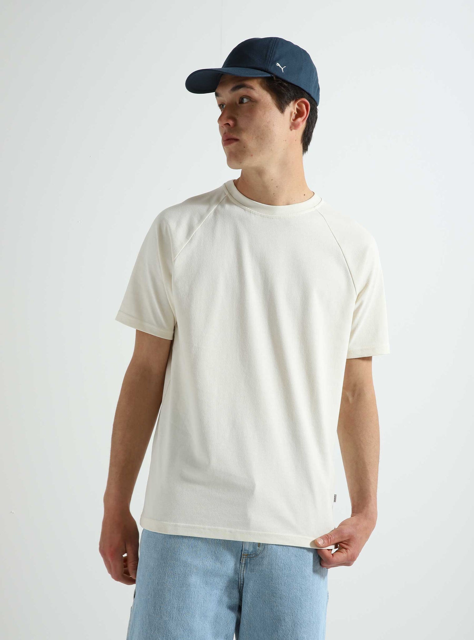 QB302 Heavy Raglan T-shirt Off White