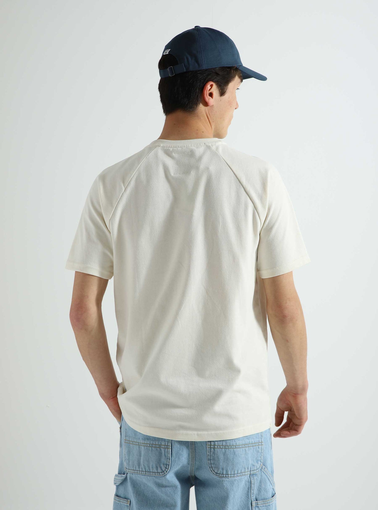 QB302 Heavy Raglan T-shirt Off White
