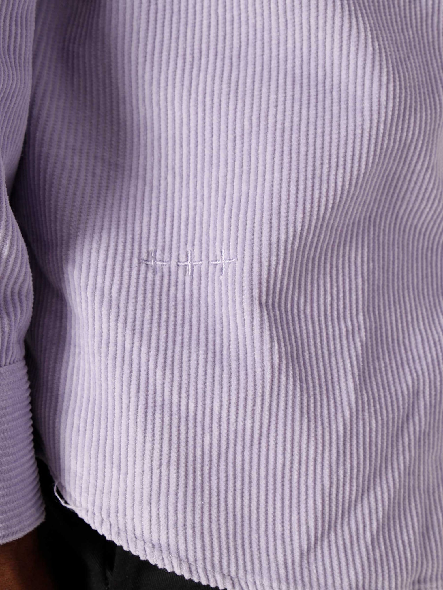 QB41 Cord Shirt Lilac