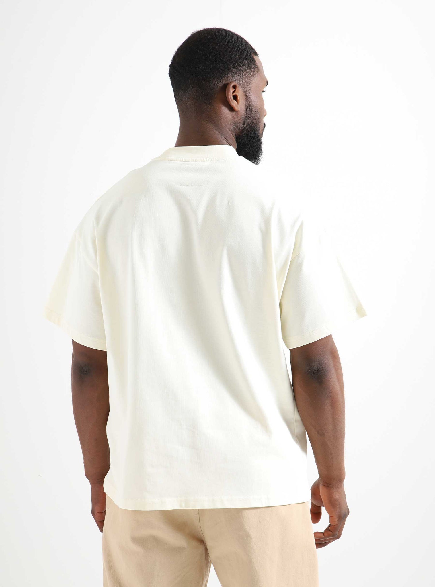 QB303 Loose T-shirt Off White